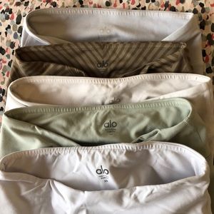 Bundle of five ALO yoga leggings